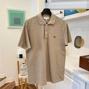 Lacoste Men's Tan(beige) Polo Shirt